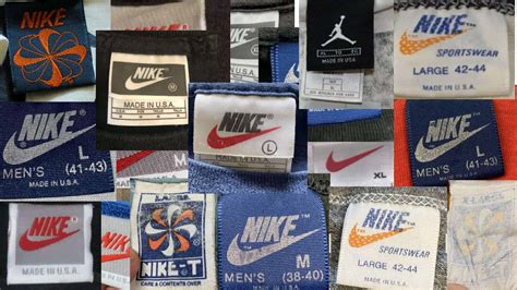 vintage nike t-shirt tags